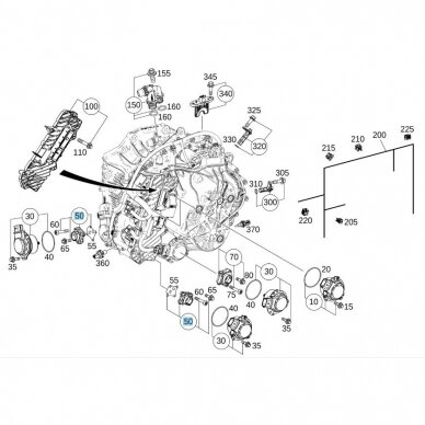 Oil pump parts set