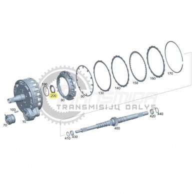 Axial needle bearing