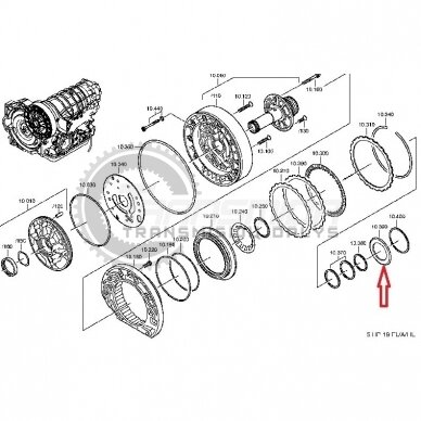 Axial needle bearing 1