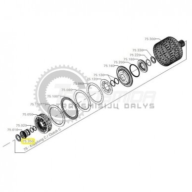 Axial bearing 2