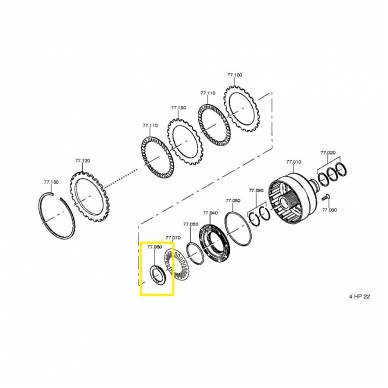 Clutch housing cracker (half ring) 1