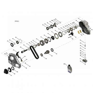 Stellmotor-Wellenbausatz