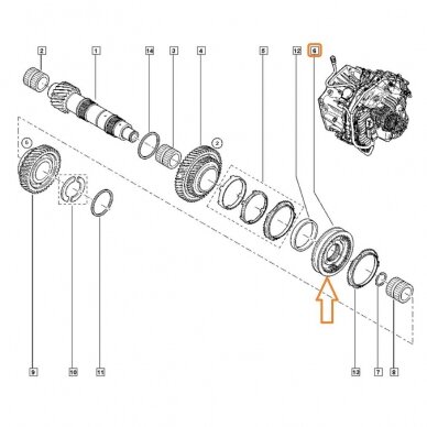 Synchronizer hub 4