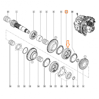 Synchronizer hub 4