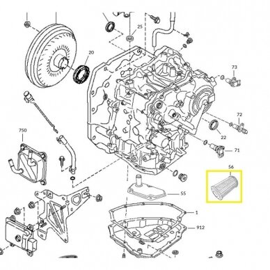 Automatikgetriebe Filter 1