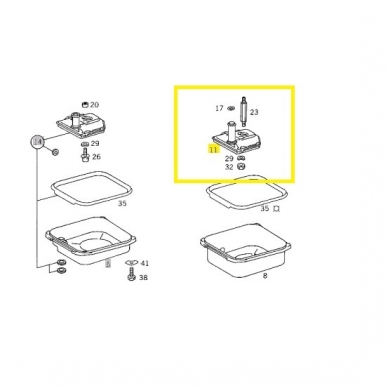 Automatikgetriebe Filter 3