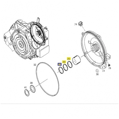 SEALING RING Rear Cover 2